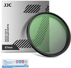 67mm Black Diffusion 1/4 & Reflectivity CPL 2 in-1 Filter with Lens Cap, Dreamy Softens Highlights with Effective Polarization, Mist Cinematic Polarizer Effect Filter with ND2 Reduction