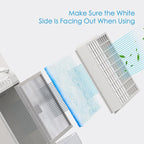 10 Pack Replacement Filters for FUNMAS Indoor Dryer Vent