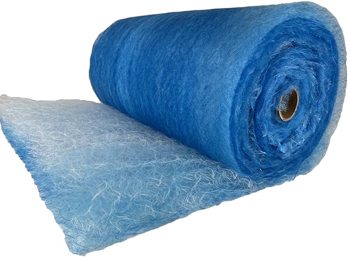 wioboy Paint Booth Exhaust Filter Roll, (25" x 100ft) 18 Gram Heavy Duty Fiberglass Paint Arrestor for Spray Booth