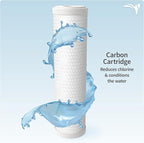 Aquatic Life 10-Inch Sediment, Carbon Block and Mixed-Bed Color Changing Deionization Resin Filters, RODI Reverse Osmosis Deionization Water Filter Replacement Cartridges Kit