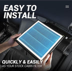 Cabin Air Filter,H11775 Fit for 2015-2024 Ford Edge,2013-2020 Fusion,2019-2020 SSV Plug-in Hybrid,2017-2020 Lincoln Continental,2016-2018 MKX,2013-2020 MKZ,2019-2023 Nautilus