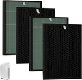 BioGS 2.0 Replacement Filter Kit Compatible with Rabbit Air SPA-550A & SPA-625A – 2 Set HEPA & Activated Carbon Filters | Captures Dust Odors for Home Large Room Pet Owner – 12–18 Month Supply