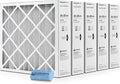 16x20x4 Air Filter Replacement MERV 11, FC100A1003 Pleated HVAC AC Furnace Filters with Wholesalehome Cleaning Cloth, 5-Pack (Actual Size: 15.94 x 19.75 x 4.38 Inches)