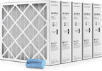 16x20x4 Air Filter Replacement MERV 11, FC100A1003 Pleated HVAC AC Furnace Filters with Wholesalehome Cleaning Cloth, 5-Pack (Actual Size: 15.94 x 19.75 x 4.38 Inches)