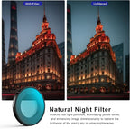 Haoge Natural Night Filter for DJI Osmo Nano,for Night City Sky/Astrophotography/Star Clarity,Multi Coated HD Optical Glass Filter