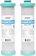 2 Pack 2.5 x 10" RV Water Filter Replaces FRE-10-GN Activated Carbon Block Push-Nipple Cartridge for Use with FRE-10H Housing OEM