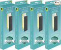 GermGuardian Filter B HEPA Pure Genuine Air Purifier Filter, Removes 99.97% of Pollutants, Wildfire Smoke, Odors, for AC4825, AC4300, AC4900, AC4825, AC4850, CDAP4500, 4-Pack, Black/Yellow,FLT48254PK