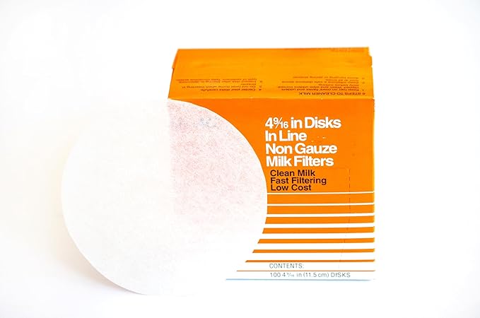 Kenag Milk Filter Disks 4-9/16" (100 disks) (5 Pack)