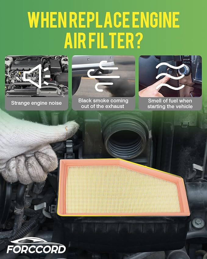 2-Pack Engine Air Filter Fits for 2026-19 BMW X5, X7, 2023-18 X3, 2026-20 X6, 2023-17 540i xDrive, 530i, 540i, 2022-19 530i xDrive, 2023-16 740i, 2024-18 530e Car Replacement Accessories