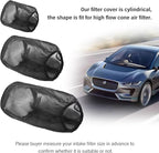 Cold Air Intake Filter Cover,Thickened Dustproof Air Filter Cover Provides Comprehensive Protection,Universal Car Accessries Air Filter Sock Fit for High Flow Cone Air Filter (Small)