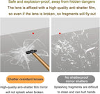 Bathroom Mirror with LED Lights，Bathroom Led Mirror ，Backlit Bathroom Mirror ，LED Mirror for Bathroom，with Touch Sensor/Demister pad，Shatterproof，Adjustable Lights(B,W50*H70cm/W19.7*H27.6IN)