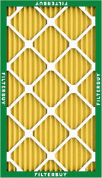 Filterbuy 10x24x1 Air Filter MERV 11 Superior Pet & Allergy Defense (6-Pack), Electrostatic Pleated HVAC AC Furnace Filters Replacement, Made in USA (Actual Size: 9.50 x 23.50 x 0.75)