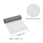 PATIKIL 40" L x 10" W Woven Wire Mesh, 30 Mesh 316L Stainless Steel Air Vent Filter Screen for Window Security Vent Cover Filtration Animals Fence
