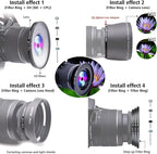 52mm Lens to 58mm Camera Filters Ring Compatible All 52mm Camera Lenses to 58mm UV CPL ND Filter Accessory and 58mm Lens Hood(52-58mm)