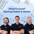 iSpring US31 Under Sink Water System, NSF Certified 3-Stage Water Filters, Reduces PFAS, Chloramine, Chlorine and More, Tankless Water Filter System with Faucet