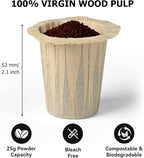 Disposable Coffee Filters (2.1" H) for My K-Cup, K-Carafe, Cuisinart SS-RFC and Other Large Reusable Filter Cups (Unbleached 100 Count)