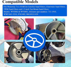 1 Pc Diverter Spider Gasket Compatible with Waterway 711-1910B/806105211439, Fit for Carefree, Clearwater, TWM Sand Filters Models WVS002 & WVS003 1.5-inch Top Mount Pool Sand Filters Multiport Valve
