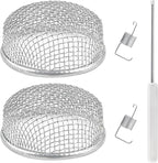 RV flying insect screen fit for RV furnace vent screen, RV water heater vent cover, 2.8 inch stainless steel mesh RV camper accessories,insects stainless steel mesh with installation tool, 1 Pack