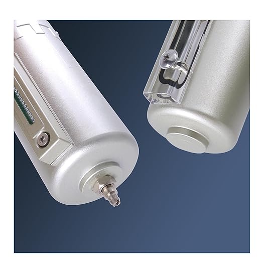 3/4 Inch NPT Industrial Grade Three Stage Air Drying System, Particulate Filter, Coalescing Filter, Desiccant Dryer and Air Regulator, 0-240 PSI, Semi-Auto Drain