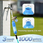 OULEME RV Water Filter, Inline Water Hose Filter for Camper, Travel Trailer, Marine, Garden, Pool, NSF Certified, Reduces Bad Taste, Odors, Chlorine, 4-Pack
