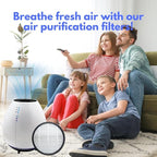 Nispira Filter Replacement for Holmes Egg Air Purifier 360° HAP600B-TU True HEPA Air Intake Removes Dust, Contaminants, 3 Packs