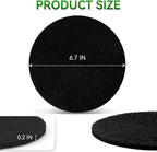 10 Pack Charcoal Filters for Compost Bucket, Compost Filters for Countertop Bin, Odor-Absorbing Activated Charcoal Replacement for Kitchen, Home Bucket Compost Bin Refill, 6.7 Inch