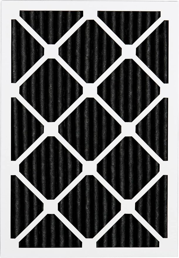Nordic Pure 12x24x1 (Actual Size: 11 1/2 x 23 1/2 x 3/4) Pure Carbon Pleated Odor Reduction Furnace Air Filters 4 Pack