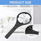 150295 SW-2 Water Filter Housing Wrench - 4.9 inch ID, Big Blue Filter Wrench Fits for Pentair Pentek/Everpure 4 3/4″ Standard Housings, American Plumber #152037/ww34, 10"x2.5" and 20"x2.5" Housings