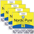 Nordic Pure 20x20x5 (Actual Size: 19 5/8 x 19 7/8 x 4 3/8) Honeywell/Lennox Replacement MERV 10 Air Filters 4 Pack