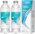 ICEPURE Alkaline DA97-17376B Refrigerator Water Filter Replacement for Samsung HAF-QIN/EXP, DA97-08006C, WD-F45, WS645A RS27T5200SR RS22T5201SR RF28R7201SR RF32CG5400SR RF23M8070SG, Enhances PH, 2Pack