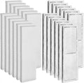 Pangda 24 Pcs Carbon Filter Foam Pads and Foam Filters Compatible with U3 Range of Internal Underwater Sponge Aquarium Underwater Filter Accessories for Internal Replacement Aquarium Fish Tank