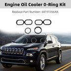 Engine Oil Filter Housing O Ring Seal Kit 68191356AA Replacement for Dodge Jeep Chrysler Ram 1500