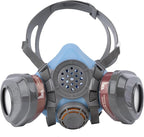 Parcil Distribution Full Face Respirator Mask with Filters – Durable Full Face Respirator Mask, Bayonet Filter Compatible