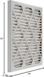 16x20x1 AC and Furnace Air Filter by Aerostar - MERV 11, Box of 2