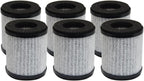 PUREBURG Replacement Filter Compatible with Homedics AP-P60 Total Clean Portable Air Purifier AP-P60FL,6-Pack H13 HEPA 3-Stage Filtration For Air Clean Dust VOCs Odor