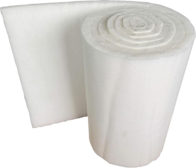 wioboy Paint Booth Ceiling Filter, Spray Booth Tacky Intake Filter for Down Draft Paint Booths (60" x 168" (1/case))