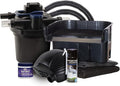 The Pond Guy AllClear Ecosystem Kit – Complete DIY Fishpond with Liner, Pump, UV Filter & Waterfall (1,000-2,000 Gallons) 11' x 11'