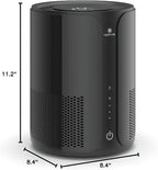 Medify MA-18 Air Purifier with H13 HEPA Filter - a Higher Grade of HEPA for 400 Sq. Ft. (99.9%) | Perfect for Office, Bedrooms, Dorms or Baby Nurseries - Black, 1-Pack