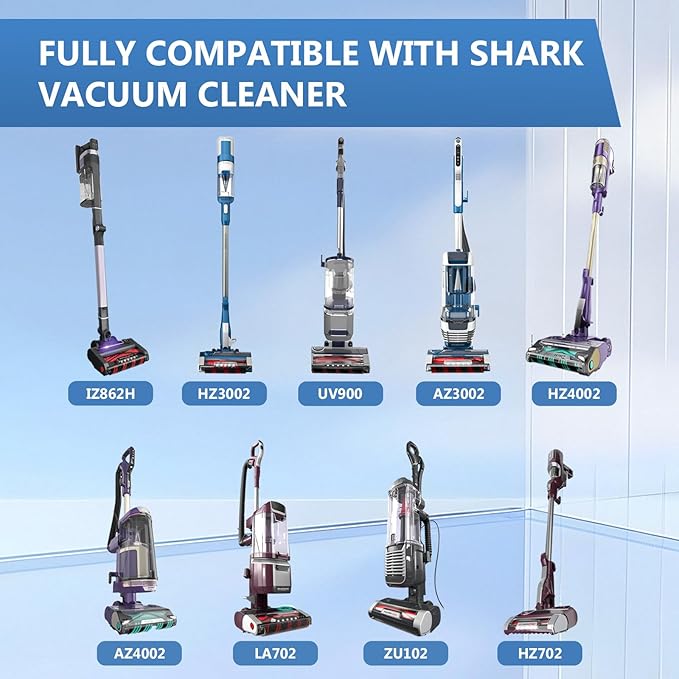 4 Packs Odor Neutralizer Replacement Cartridges Compatible with Shark AZ3000 AZ3002 HZ3000 HZ3002 IZ862H IZ562H ZD550 ZU102 LA702 Upright Vacuum, HP152 HP301 HP302 Air Purifier, Part# 1541FC3000