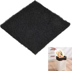 Activated Carbon for Compost Bins – Natural For Control for Indoor Use, 8x8 cm Square Air Purifying Insert, Long Lasting Replaceable Filter for Home Garden Composting Accessories