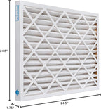 Aerostar 25x25x2 MERV 13-6 Count - Pleated Furnace & Air Conditioner Filters - Removes Bacteria, Dust, Cold & Flu Germs, Lint, Mold, Pet Dander, Allergy-Causing Pollen, Smog, Smoke & Viruses