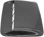 Car Universal Hood Vent Air Outlet Cover Compatible For Infiniti Compatible For Mazda And Tesla Hood Scoop Air Flow Intake Vent Cover(Bright Black)