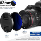 NEEWER 82mm Variable ND Filter ND2-ND400 (1-9 Stops), Neutral Density Filter, Multiple Coatings, Water and Scratch Resistant