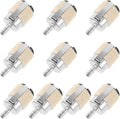 Alasum 10Pcs Chainsaw Fuel Filter Replacement Parts for 52/58Cc Gasoline Chainsaws Trimmer Fuel Filters Compatible with Outdoor Power Equipment Sturdy Grass Trimming