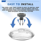SF15110 Pool Leaf Collector Cover for Intex 12-Inch Sand Filter Pump, Sand Filter Replacement Parts for Intex SF80110-1,SF80110-2，11823,26361CA ,26361EH,26361W,ECO15110-2 Models,with O-Ring and Valve