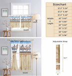 Western Horse Bedroom Curtains 63 Inch Length, Window Curtains Tab Top, Farmhouse Wooden Grain Vintage Cowboy Barn Door Light Filtering Window Treatments Drapes 42"x63" 2 Panel