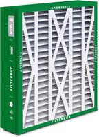 Filterbuy 24.5x27x5 Air Filter MERV 8 Essential Dust & Allergy Defense (4-Pack), Pleated HVAC AC Furnace Filters for Trane, American Standard, Honeywell, and More (Actual Size: 24.06 x 26.13 x 4.97)