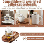 Sibba 100 PCS Portable Coffee Filter Bag with Hanging Ear Design Disposable Drip Coffee Filter Paper Bag Single Serve Pour Over Coffees Filters Paper Bags for Travel Camping Office & Home Brewing