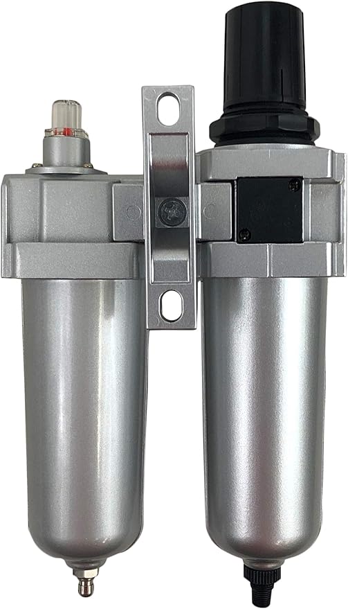 1/2" HEAVY DUTY COMBO PARTICULATE & COALESCING FILTER REGULATOR COMPRESSED AIR WITH AUTOMATIC DRAIN
