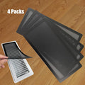 Floor Register Vent Cover- 4"x10" Magnetic Air Vent Screen Mesh Cover, Perfect for Wall/Ceiling/Floor Air Vent Filters (4-Packs)
